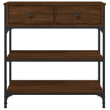 Wooden Console Table 72.5cm Wide With 2 Drawers - Vantage Home