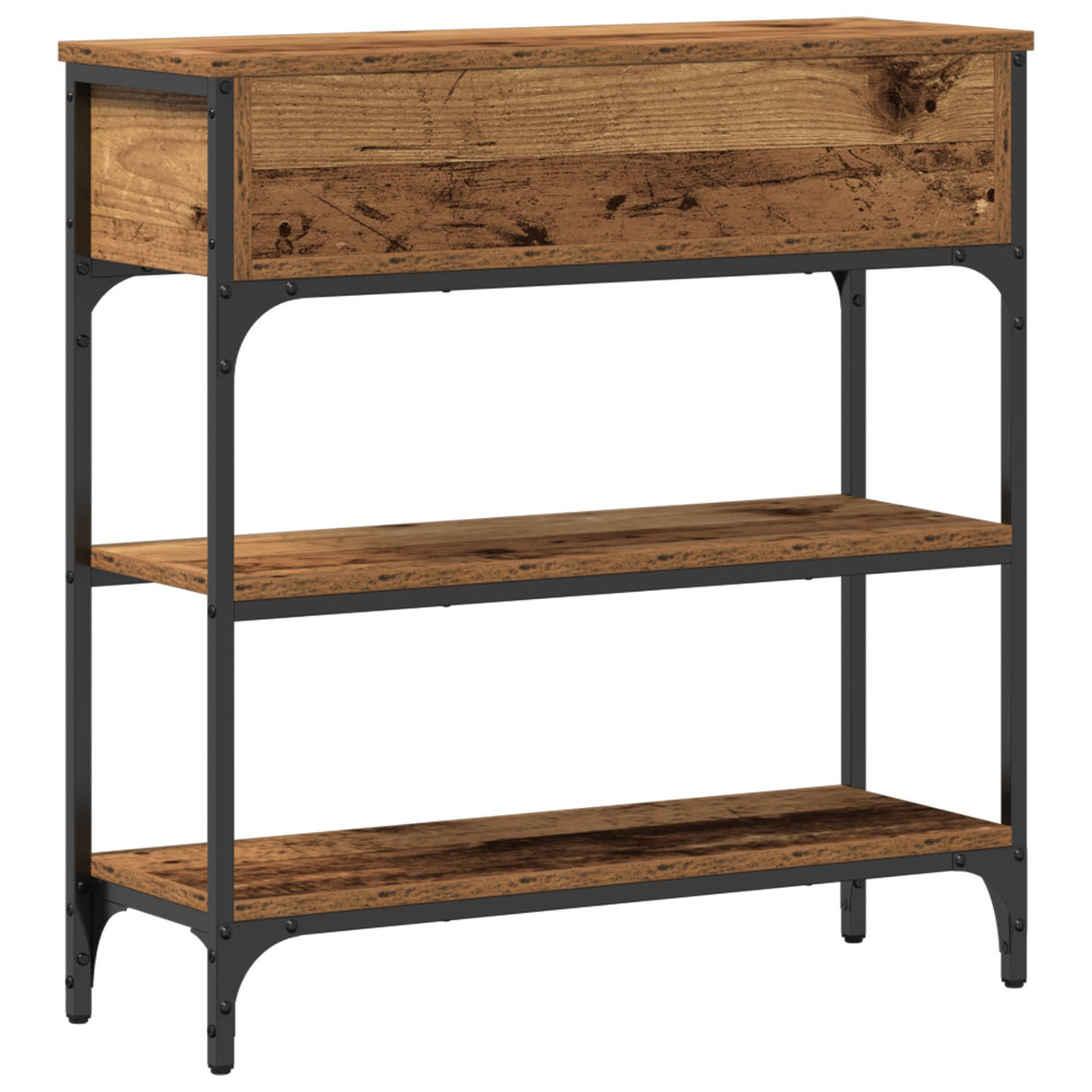 Wooden Console Table 72.5cm Wide With 2 Drawers - Vantage Home