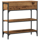 Wooden Console Table 72.5cm Wide With 2 Drawers - Vantage Home