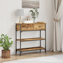 Wooden Console Table 72.5cm Wide With 2 Drawers - Vantage Home