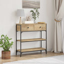 Wooden Console Table 72.5cm Wide With 2 Drawers - Vantage Home
