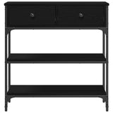 Wooden Console Table 72.5cm Wide With 2 Drawers - Vantage Home