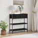 Wooden Console Table 72.5cm Wide With 2 Drawers - Vantage Home