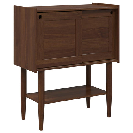 Wooden Console Table 80cm Wide With 2 Sliding Doors - Bilbao