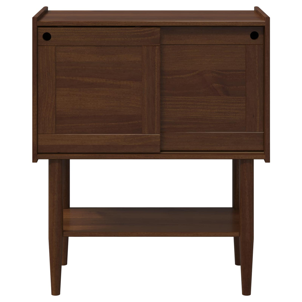 Wooden Console Table 80cm Wide With 2 Sliding Doors - Bilbao
