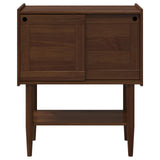 Wooden Console Table 80cm Wide With 2 Sliding Doors - Bilbao