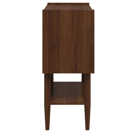 Wooden Console Table 80cm Wide With 2 Sliding Doors - Bilbao