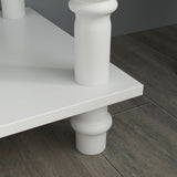 Wooden Console Table 84cm Wide With 2 Drawers - Velmora