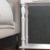 Wooden Console Table 84cm Wide With 2 Drawers - Velmora