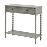 Wooden Console Table 90cm Wide With 2 Drawers - Camden