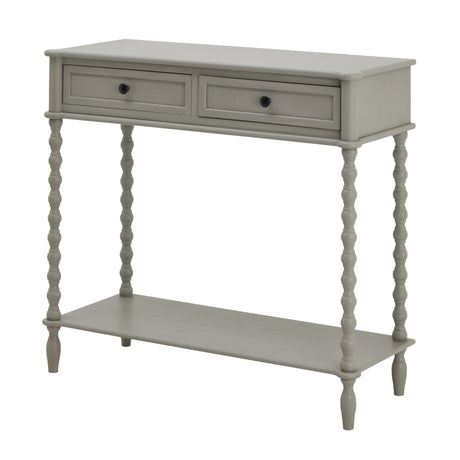 Wooden Console Table 90cm Wide With 2 Drawers - Camden