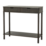 Wooden Console Table 90cm Wide With 2 Drawers - Reed