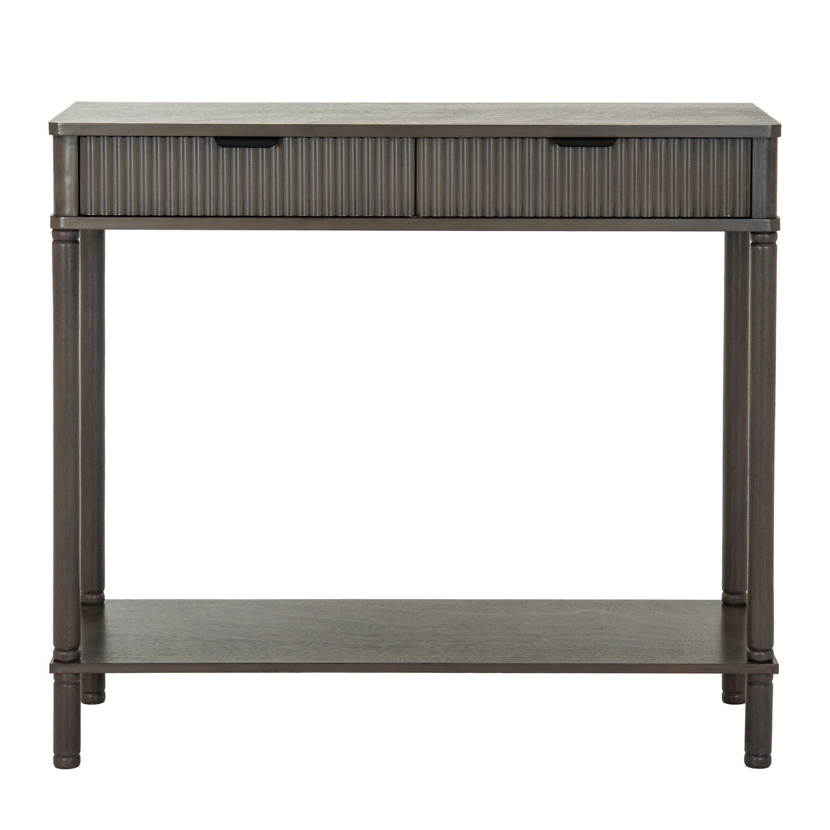 Wooden Console Table 90cm Wide With 2 Drawers - Reed