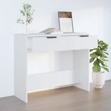 Wooden Console Table 90cm Wide With 2 Drawers - Vantage Home