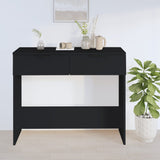Wooden Console Table 90cm Wide With 2 Drawers - Vantage Home