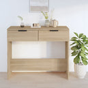 Wooden Console Table 90cm Wide With 2 Drawers - Vantage Home