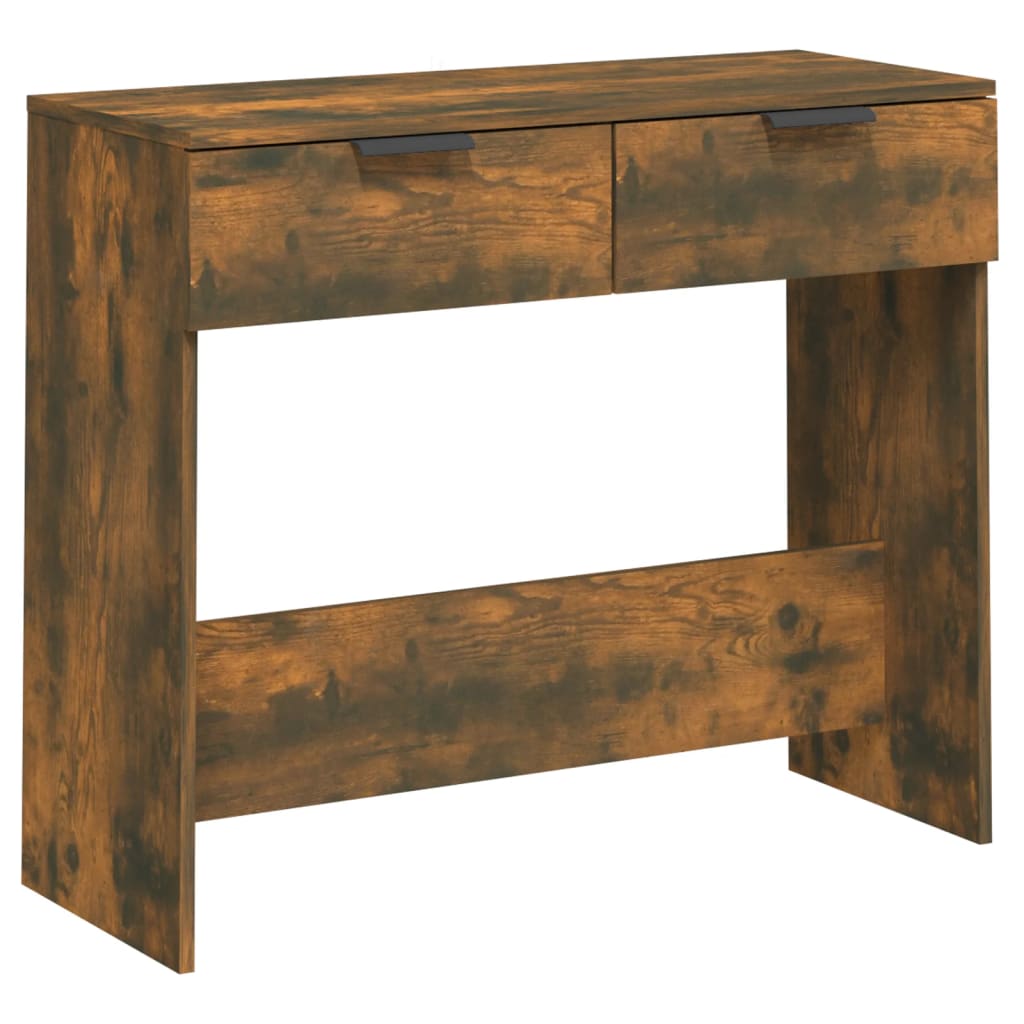 Wooden Console Table 90cm Wide With 2 Drawers - Vantage Home