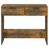 Wooden Console Table 90cm Wide With 2 Drawers - Vantage Home