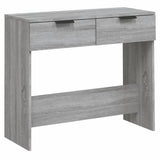 Wooden Console Table 90cm Wide With 2 Drawers - Vantage Home