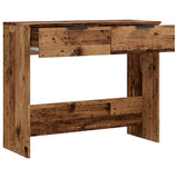Wooden Console Table 90cm Wide With 2 Drawers - Vantage Home
