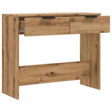 Wooden Console Table 90cm Wide With 2 Drawers - Vantage Home