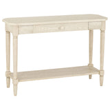 Wooden Console Table With 1 Drawer And Under Shelf - Chantilly