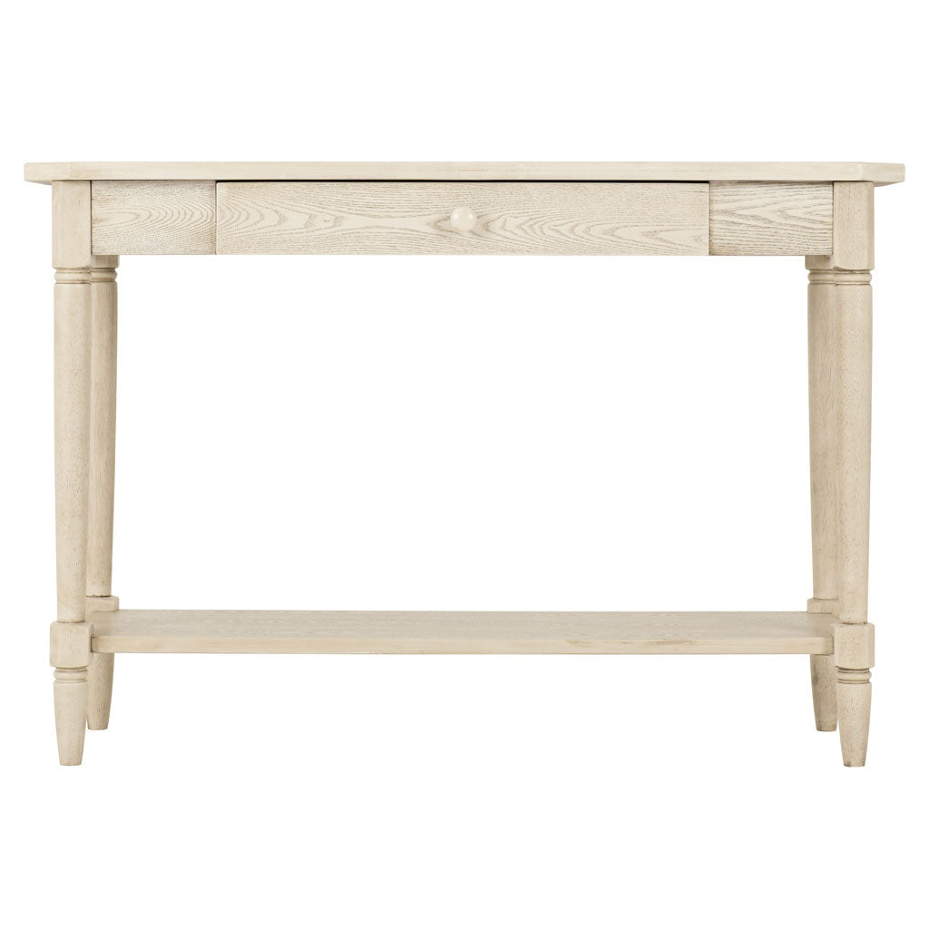 Wooden Console Table With 1 Drawer And Under Shelf - Chantilly