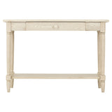 Wooden Console Table With 1 Drawer And Under Shelf - Chantilly