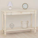 Wooden Console Table With 1 Drawer And Under Shelf - Chantilly
