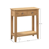 Wooden Console Table With 1 Drawer - Cotswold