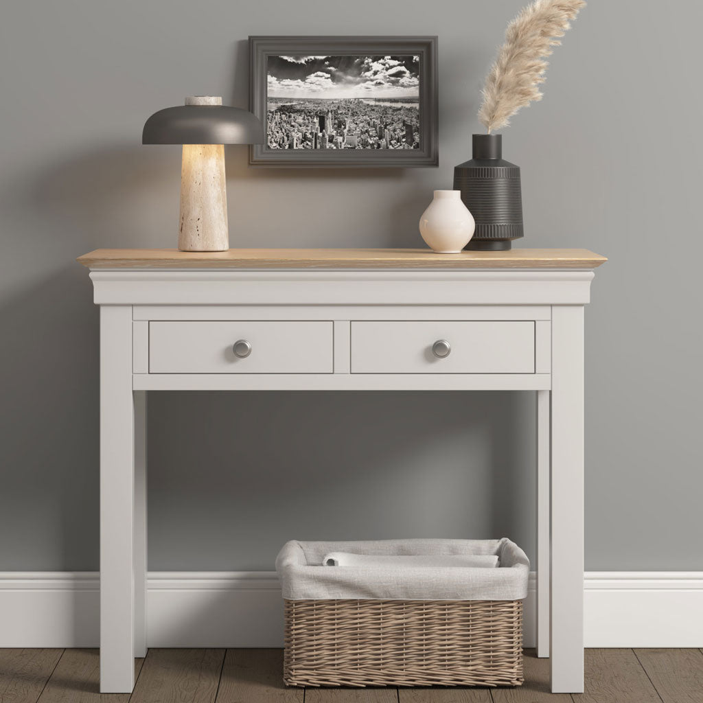 Wooden Console Table With 2 Drawers - Bordeaux