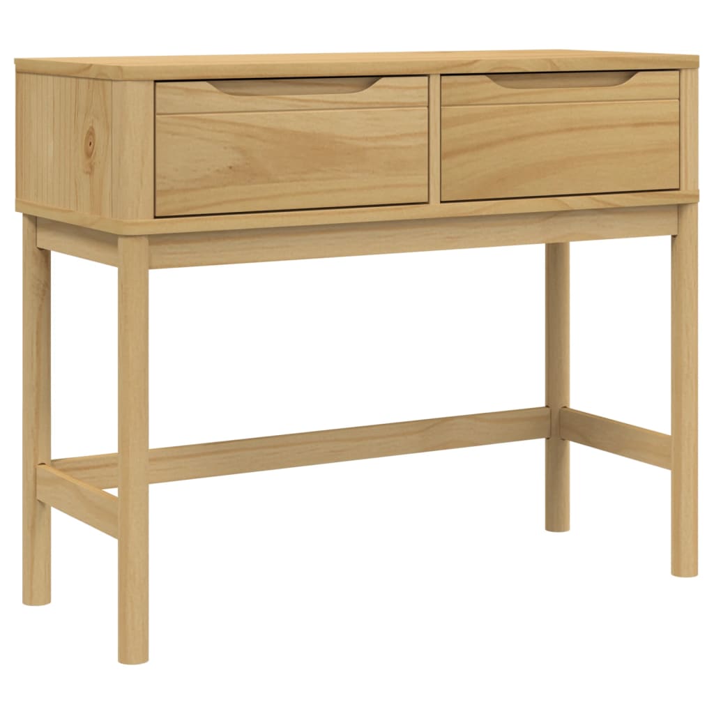 Wooden Console Table With 2 Drawers - Floro