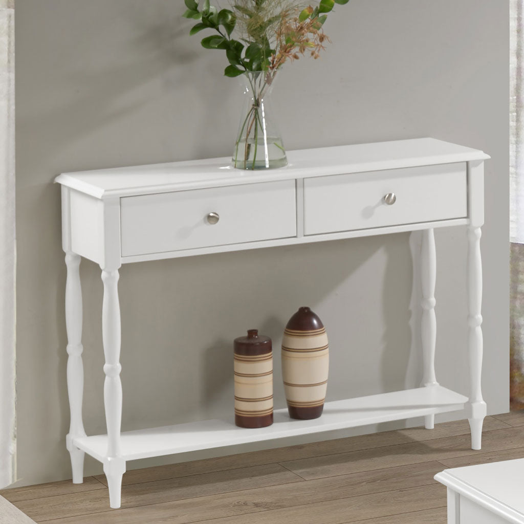 Wooden Console Table With 2 Drawers - Stratford
