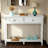 Wooden Console Table With 2 Drawers - Stratford
