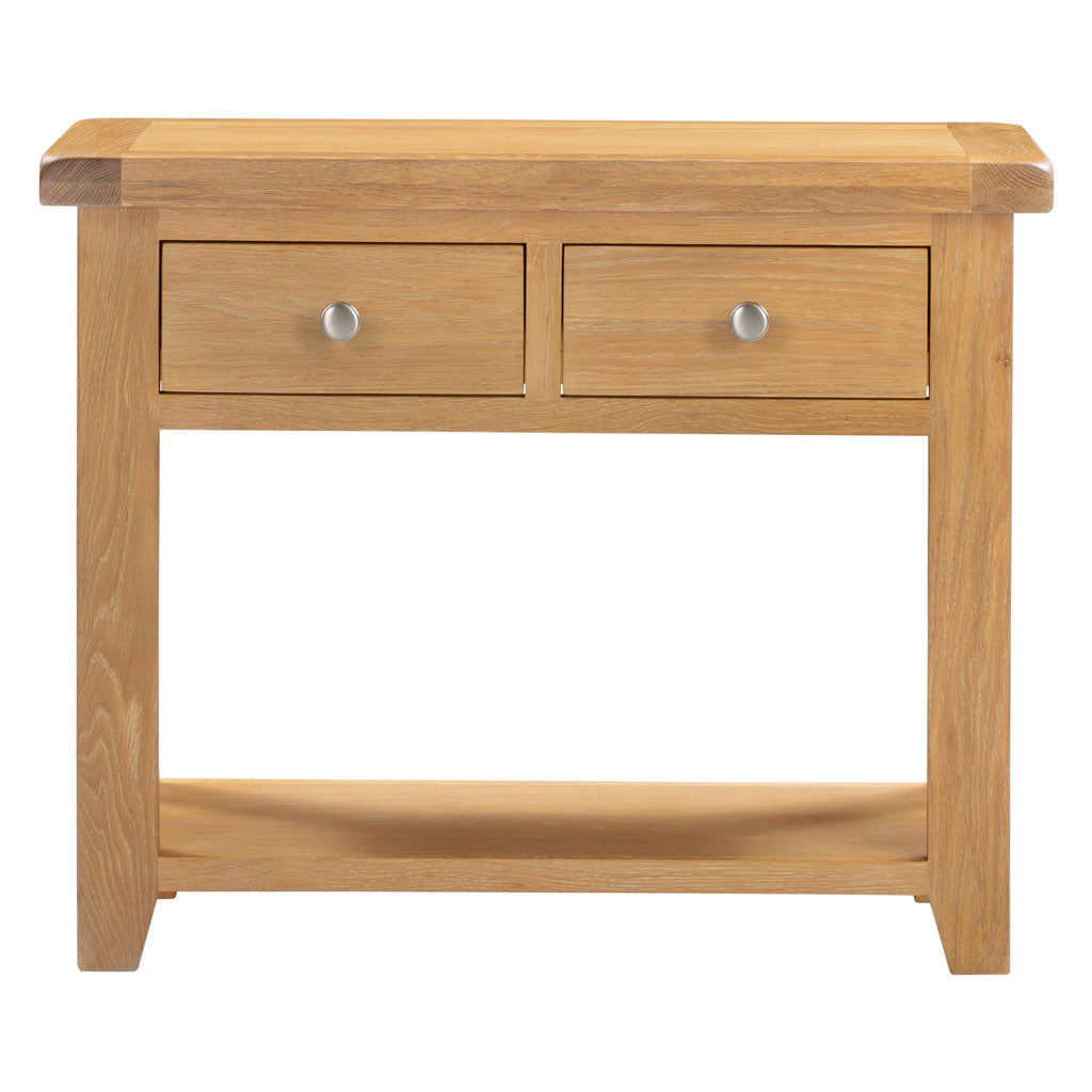 Wooden Console Table With 2 Drawers - Windsor