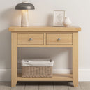 Wooden Console Table With 2 Drawers - Windsor