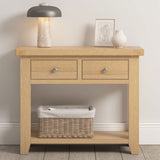 Wooden Console Table With 2 Drawers - Windsor