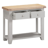 Wooden Console Table With 2 Drawers - Windsor