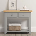 Wooden Console Table With 2 Drawers - Windsor