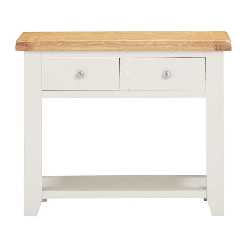 Wooden Console Table With 2 Drawers - Windsor