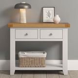 Wooden Console Table With 2 Drawers - Windsor