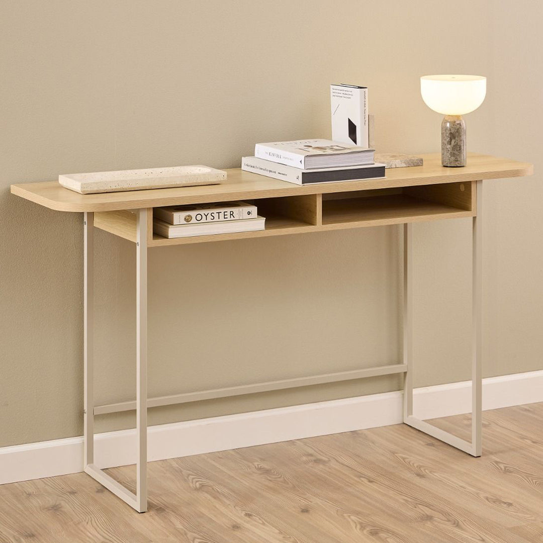 Wooden Console Table With 2 Open Shelves - Darlington