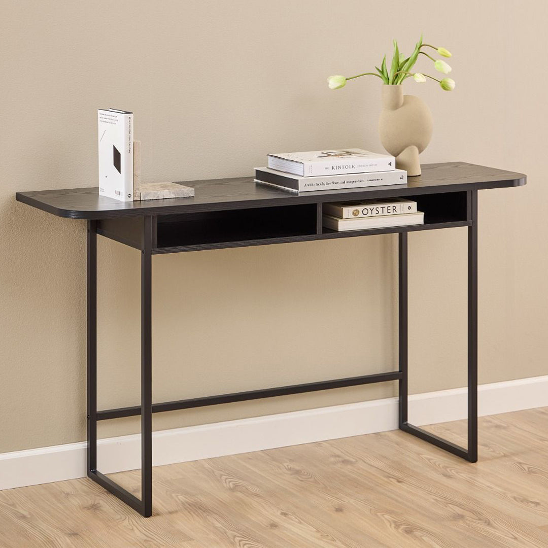 Wooden Console Table With 2 Open Shelves - Darlington