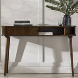 Wooden Console Table With 2 Sliding Doors - Arya