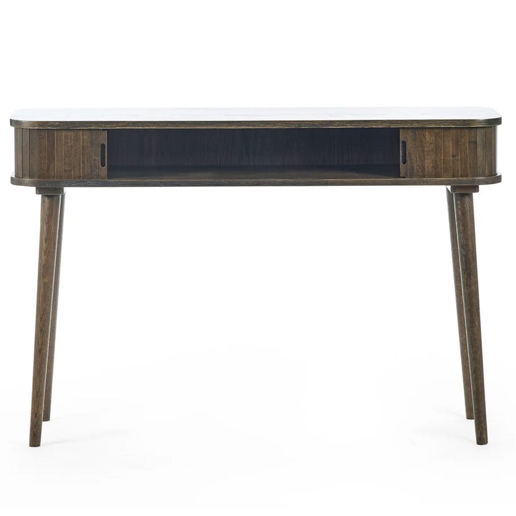 Wooden Console Table With 2 Sliding Doors - Arya