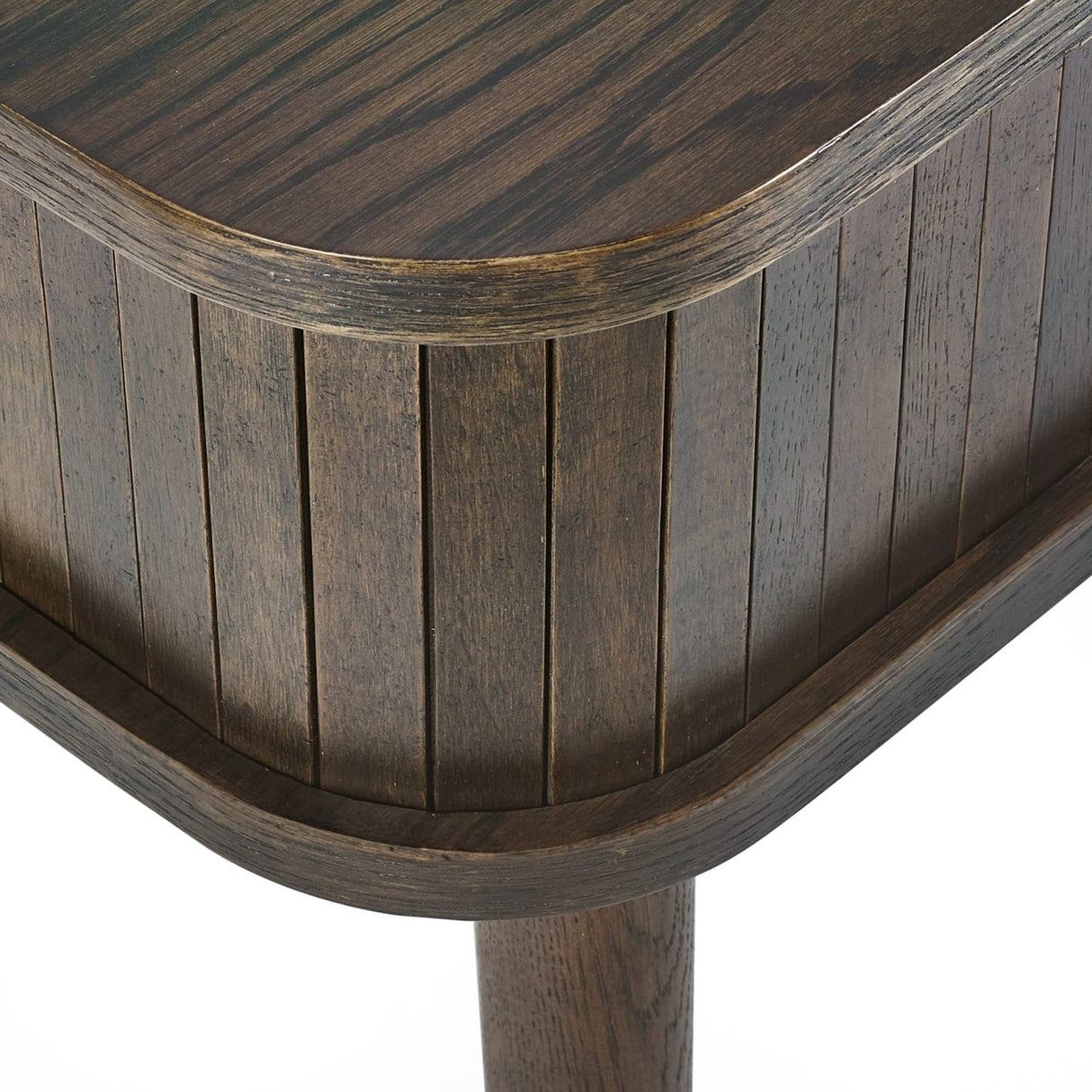 Wooden Console Table With 2 Sliding Doors - Arya