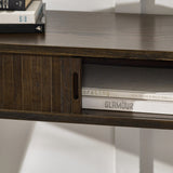 Wooden Console Table With 2 Sliding Doors - Arya
