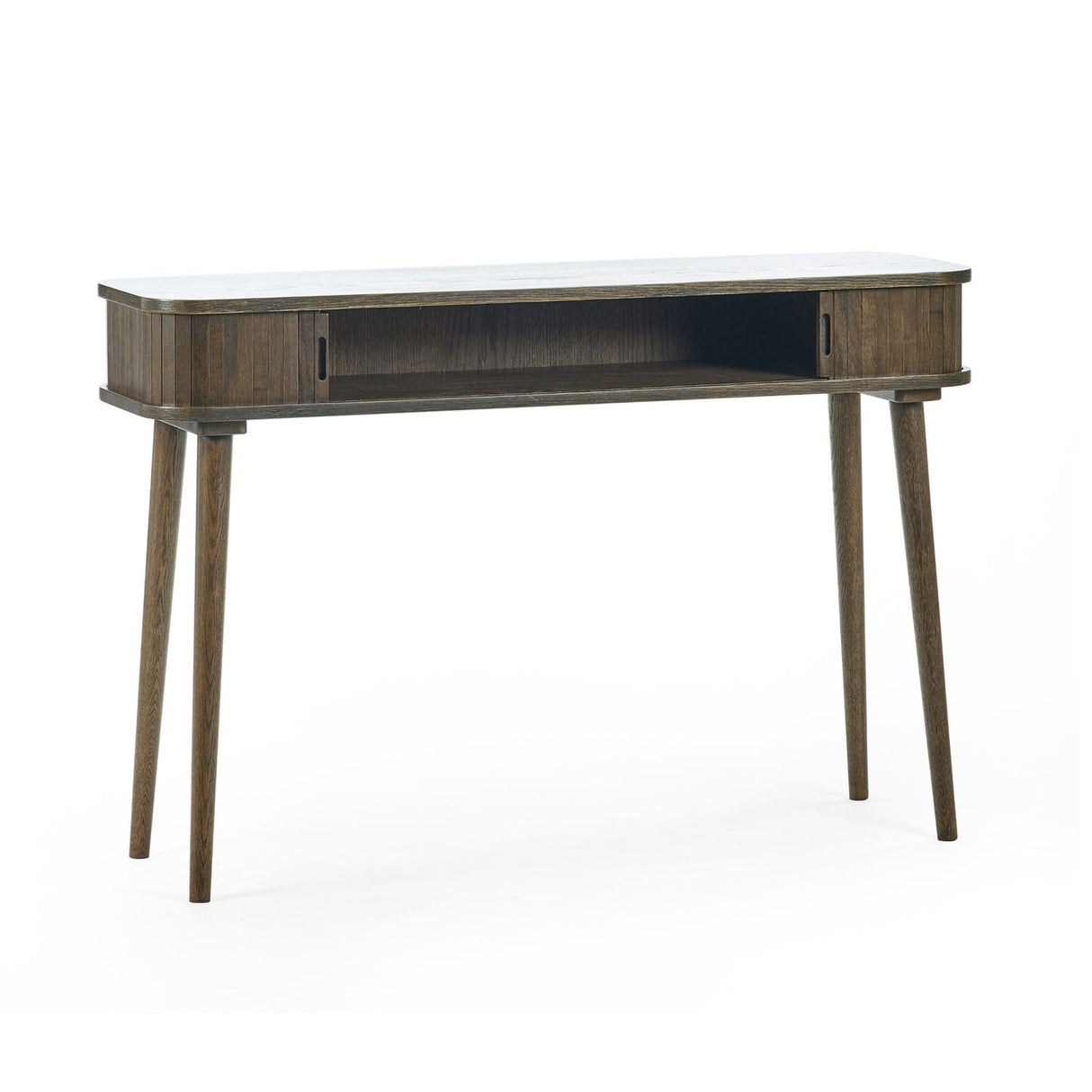 Wooden Console Table With 2 Sliding Doors - Arya