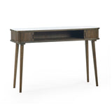 Wooden Console Table With 2 Sliding Doors - Arya