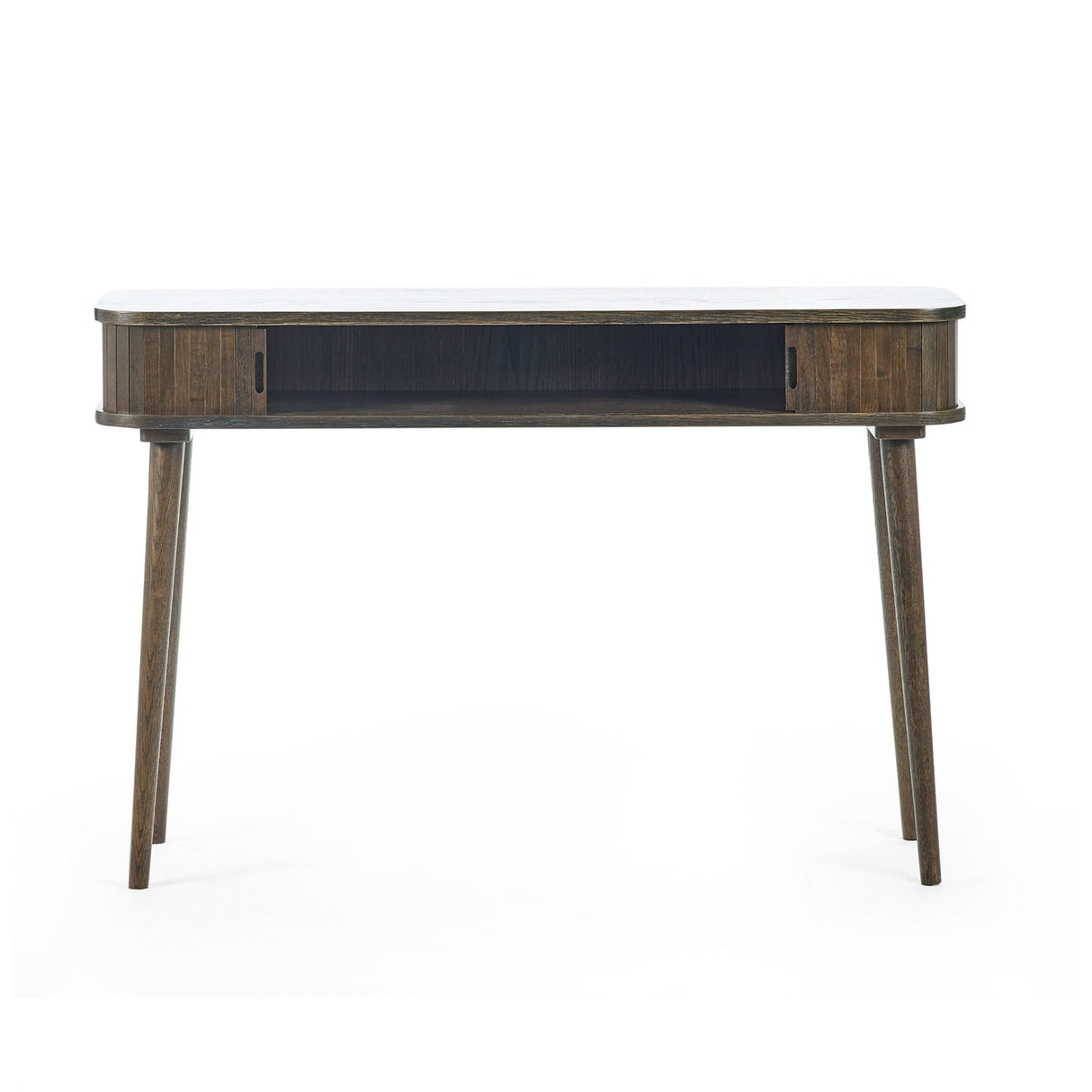 Wooden Console Table With 2 Sliding Doors - Arya